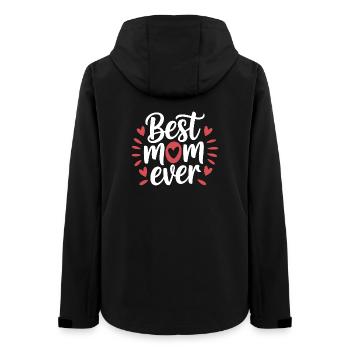 Die beste Mutter aller Zeiten - Frauen Recycelte Softshelljacke von Stanley/Stella - Schwarz - Hinten - AI Model Female 172 light (172cm)