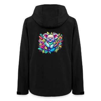 Koala - Veste softshell femme recyclée Stanley/Stella - noir - Dos - AI Model Female 172 light (172cm)