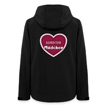 Konditor Mädchen Kind Konditorin Azubi Bäckerin - Frauen Recycelte Softshelljacke von Stanley/Stella - Schwarz - Hinten - AI Model Female 172 light (172cm)