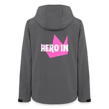 Heldin - Frauen Recycelte Softshelljacke von Stanley/Stella - Anthrazit - Hinten - AI Model Female 172 light (172cm)