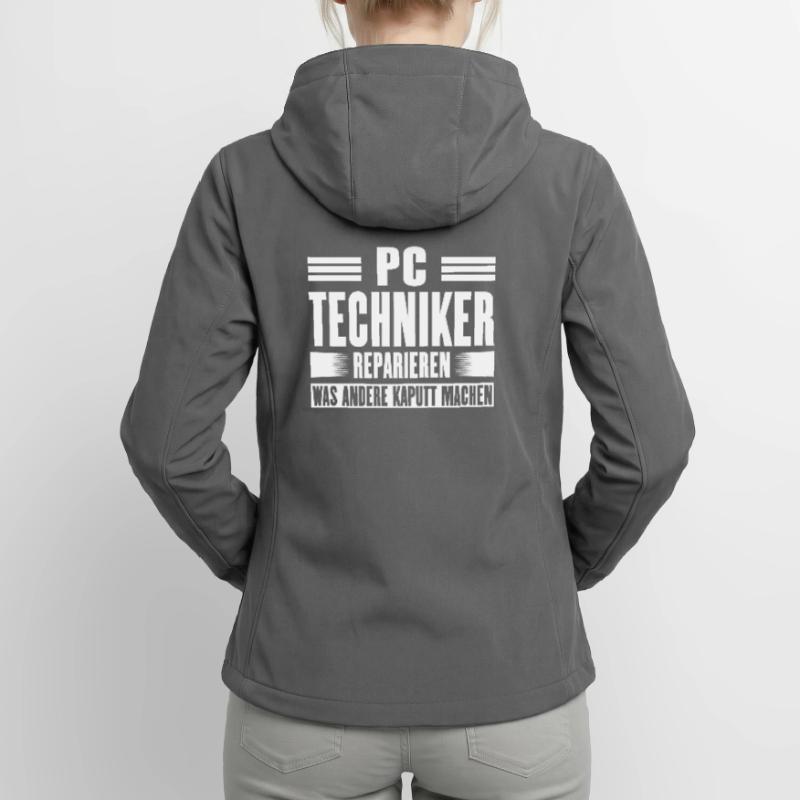 Service Technician Support Solution Devis Service PC Veste softshell femme recyclée Stanley/Stella