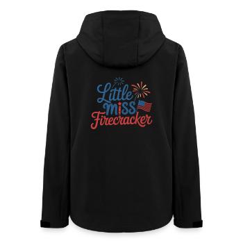 Little Miss Firecracker - Women’s Recycled Softshell Jacket by Stanley/Stella - black - Back - AI Model Female 172 light (172cm)