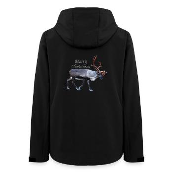 Frohe Weihnachten - Frauen Recycelte Softshelljacke von Stanley/Stella - Schwarz - Hinten - AI Model Female 172 light (172cm)