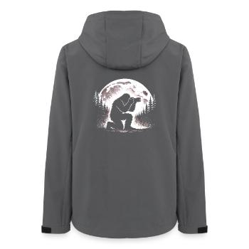 Photographe de Bigfoot - Veste softshell femme recyclée Stanley/Stella - charbon - Dos - AI Model Female 172 light (172cm)