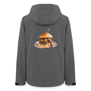 Burger Day - Veste softshell femme recyclée Stanley/Stella - charbon - Dos - AI Model Female 172 light (172cm)