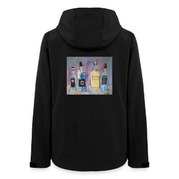 4friends - Women’s Recycled Softshell Jacket by Stanley/Stella - black - Back - AI Model Female 172 light (172cm)