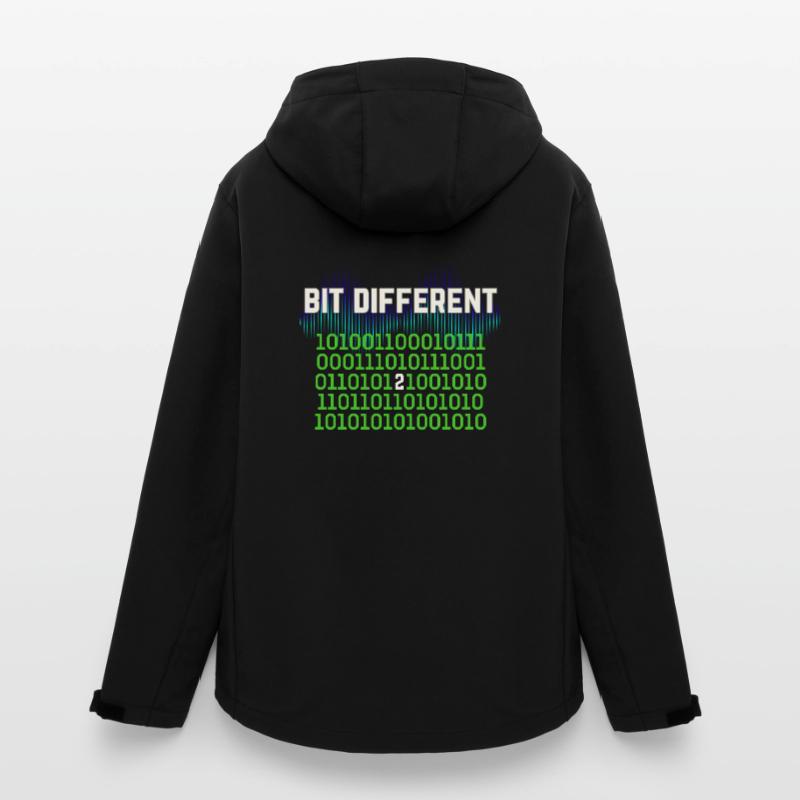 Bit Different - Nerdy Binary Error Design Women’s Recycled Softshell Jacket by Stanley/Stella