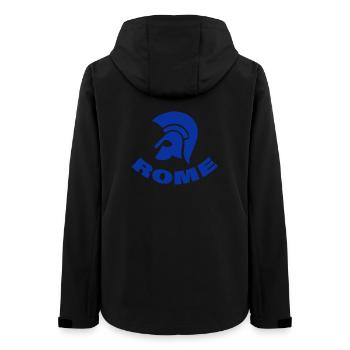ROME - Frauen Recycelte Softshelljacke von Stanley/Stella - Schwarz - Hinten - AI Model Female 172 light (172cm)