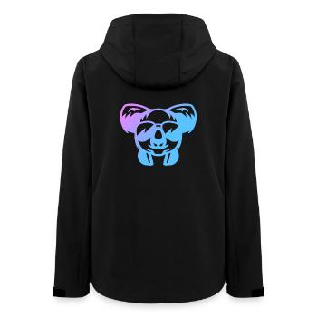 Koala Koalabär - Frauen Recycelte Softshelljacke von Stanley/Stella - Schwarz - Hinten - AI Model Female 172 light (172cm)