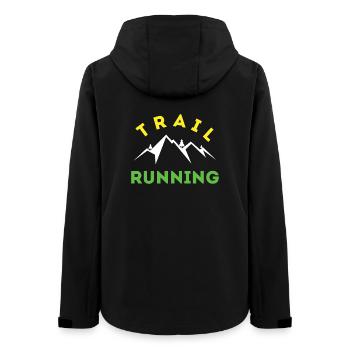 Trail Running - Veste softshell femme recyclée Stanley/Stella - noir - Dos - AI Model Female 172 light (172cm)