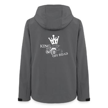king offroad crown auto autos 4x4 krone Logo icon - Frauen Recycelte Softshelljacke von Stanley/Stella - Anthrazit - Hinten - AI Model Female 172 light (172cm)