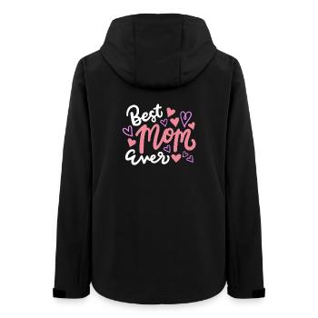 Beste Mama Muttertag - Frauen Recycelte Softshelljacke von Stanley/Stella - Schwarz - Hinten - AI Model Female 172 light (172cm)