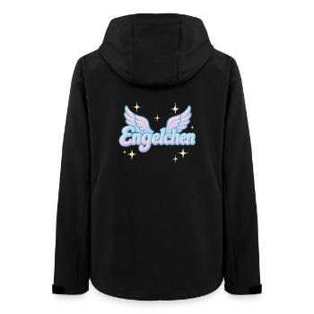 Little Angel / Y2K Statement Nickname Design - Women’s Recycled Softshell Jacket by Stanley/Stella - black - Back - AI Model Female 172 light (172cm)