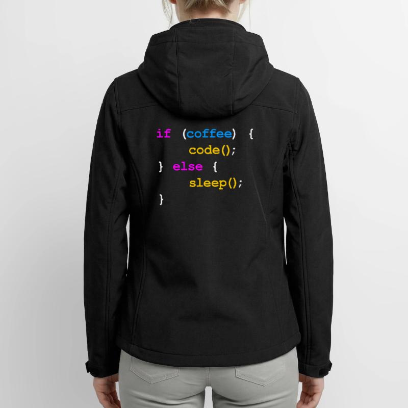 Kein Kaffee Kein Code Programmierer Informatiker Frauen Recycelte Softshelljacke von Stanley/Stella