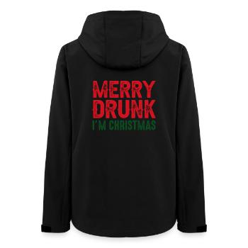 Frohe Weihnachten - Frauen Recycelte Softshelljacke von Stanley/Stella - Schwarz - Hinten - AI Model Female 172 light (172cm)