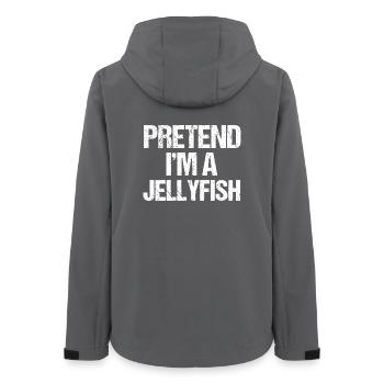 Tu so, als wäre ich eine Qualle Lustiges Halloween-Kostüm - Frauen Recycelte Softshelljacke von Stanley/Stella - Anthrazit - Hinten - AI Model Female 172 light (172cm)