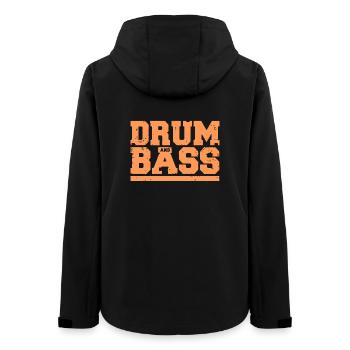 drum and bass batterie et basse - Veste softshell femme recyclée Stanley/Stella - noir - Dos - AI Model Female 172 light (172cm)