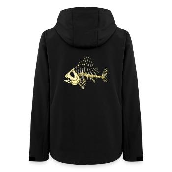Fisch - Frauen Recycelte Softshelljacke von Stanley/Stella - Schwarz - Hinten - AI Model Female 172 light (172cm)
