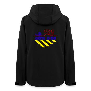 Gold Coast - Women’s Recycled Softshell Jacket by Stanley/Stella - black - Back - AI Model Female 172 light (172cm)