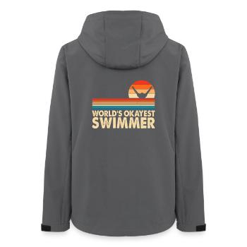 Natation Sports nautiques Float Gifts - Veste softshell femme recyclée Stanley/Stella - charbon - Dos - AI Model Female 172 light (172cm)