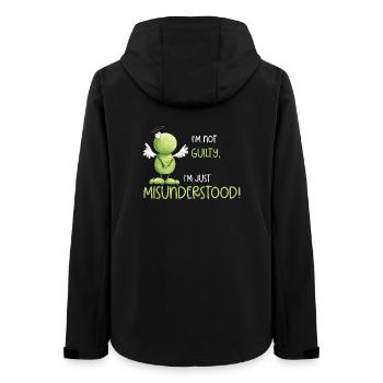 Frosch Engel Unschuld Missverständnis - Frauen Recycelte Softshelljacke von Stanley/Stella - Schwarz - Hinten - AI Model Female 172 light (172cm)