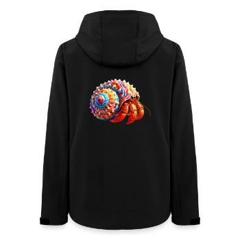 Einsiedlerkrebs - Frauen Recycelte Softshelljacke von Stanley/Stella - Schwarz - Hinten - AI Model Female 172 light (172cm)