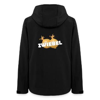 ZWIEBEL - Frauen Recycelte Softshelljacke von Stanley/Stella - Schwarz - Hinten - AI Model Female 172 light (172cm)