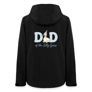 Dadd der Dummen Gans - Frauen Recycelte Softshelljacke von Stanley/Stella - Schwarz - Hinten - AI Model Female 172 light (172cm)