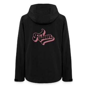 Quinze 15e anniversaire pour les filles de 15 ans - Veste softshell femme recyclée Stanley/Stella - noir - Dos - AI Model Female 172 light (172cm)