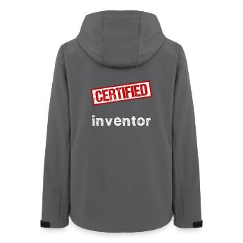 Erfinder - Frauen Recycelte Softshelljacke von Stanley/Stella - Anthrazit - Hinten - AI Model Female 172 light (172cm)