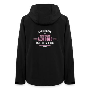 Konditor Azubine Ausbildung Lehre Konditorin - Frauen Recycelte Softshelljacke von Stanley/Stella - Schwarz - Hinten - AI Model Female 172 light (172cm)
