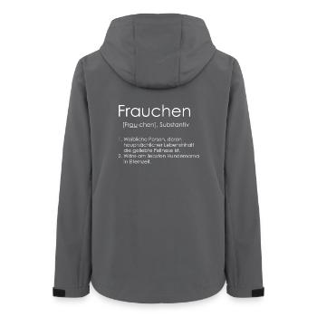 maîtresse - Veste softshell femme recyclée Stanley/Stella - charbon - Dos - AI Model Female 172 light (172cm)