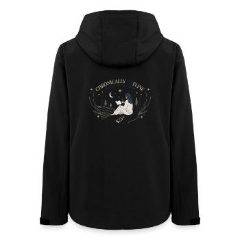 Chronically Offline - Frauen Recycelte Softshelljacke von Stanley/Stella - Schwarz - Hinten - AI Model Female 172 light (172cm)