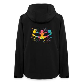 Cheerpom pom girls Mom Cheerleading - Veste softshell femme recyclée Stanley/Stella - noir - Dos - AI Model Female 172 light (172cm)