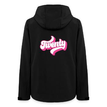 Twenty 20th Birthday For Women 20 Years Old - Women’s Recycled Softshell Jacket by Stanley/Stella - black - Back - AI Model Female 172 light (172cm)