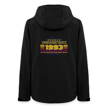 Awesome since 1993 Limited Edition - Frauen Recycelte Softshelljacke von Stanley/Stella - Schwarz - Hinten - AI Model Female 172 light (172cm)