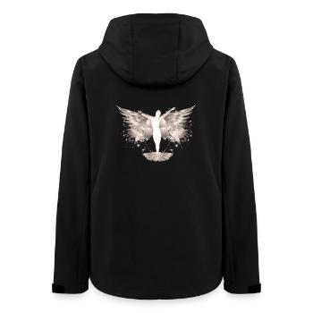Angel - Women’s Recycled Softshell Jacket by Stanley/Stella - black - Back - AI Model Female 172 light (172cm)