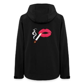 fumeur à la chaîne - Veste softshell femme recyclée Stanley/Stella - noir - Dos - AI Model Female 172 light (172cm)