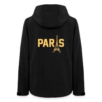 Paris - Frauen Recycelte Softshelljacke von Stanley/Stella - Schwarz - Hinten - AI Model Female 172 light (172cm)
