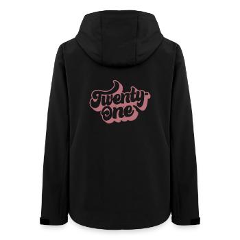 Einundzwanzigster 21. Geburtstag für Frauen im Alter von 21 Jahren - Frauen Recycelte Softshelljacke von Stanley/Stella - Schwarz - Hinten - AI Model Female 172 light (172cm)