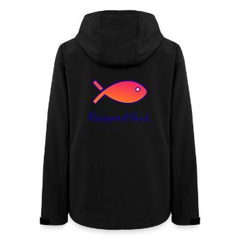 POISSON D'AVRIL - Veste softshell femme recyclée Stanley/Stella - noir - Dos - AI Model Female 172 light (172cm)
