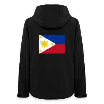 Flag of the Philippines – a symbol of unity - Women’s Recycled Softshell Jacket by Stanley/Stella - black - Back - AI Model Female 172 light (172cm)