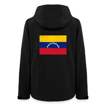 Flag of Venezuela - Women’s Recycled Softshell Jacket by Stanley/Stella - black - Back - AI Model Female 172 light (172cm)