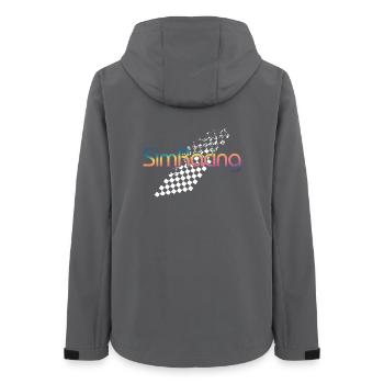 SimRacing Gradient Logo - Veste softshell femme recyclée Stanley/Stella - charbon - Dos - AI Model Female 172 light (172cm)