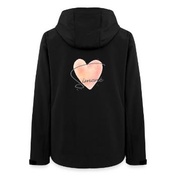 Simone Name für Mädchenname Baby Girl Baby Shower - Frauen Recycelte Softshelljacke von Stanley/Stella - Schwarz - Hinten - AI Model Female 172 light (172cm)