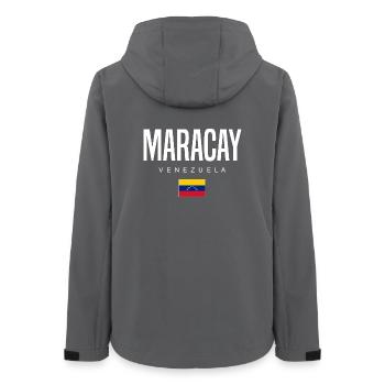 Maracay Venezuela - Women’s Recycled Softshell Jacket by Stanley/Stella - anthracite - Back - AI Model Female 172 light (172cm)