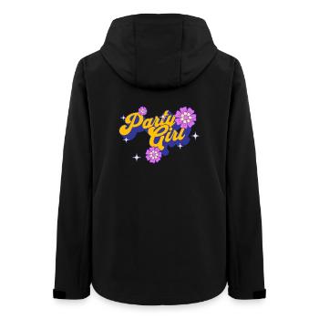 Party Girl - Frauen Recycelte Softshelljacke von Stanley/Stella - Schwarz - Hinten - AI Model Female 172 light (172cm)
