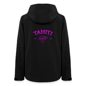 Tahiti - Tortue - Polynésie française - Schildkröte - Veste softshell femme recyclée Stanley/Stella - noir - Dos - AI Model Female 172 light (172cm)
