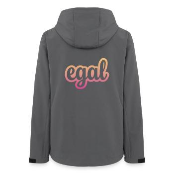 Egal - Frauen Recycelte Softshelljacke von Stanley/Stella - Anthrazit - Hinten - AI Model Female 172 light (172cm)