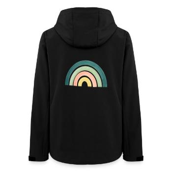 arc en ciel - Veste softshell femme recyclée Stanley/Stella - noir - Dos - AI Model Female 172 light (172cm)